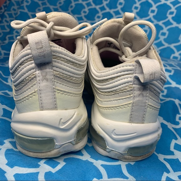 Nike Air max 97 Women’s size 7.5 triple white vast grey wmns running shoes rare - Picture 11 of 11